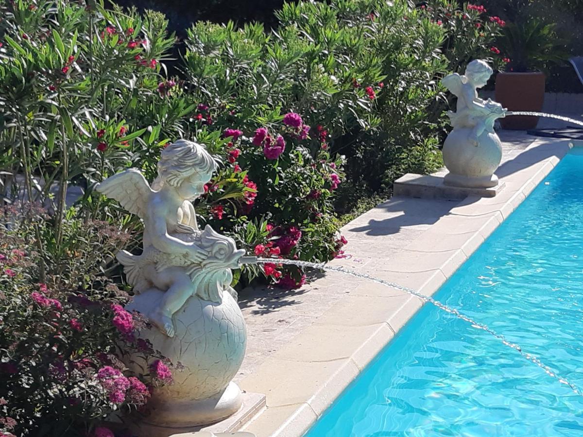 Les Chambres Manon - Piscine, Spa, Tennis Belcodene Ngoại thất bức ảnh